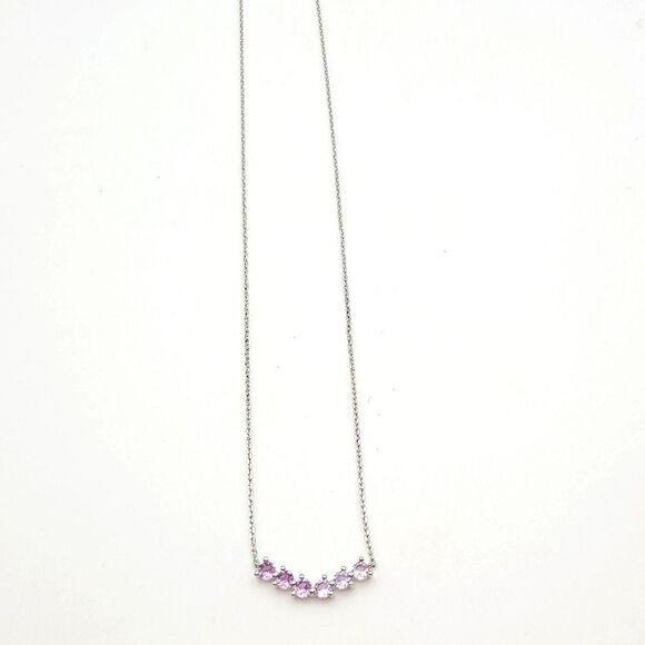 Sterling Silver amethyst necklace. - Picture 4 of 9